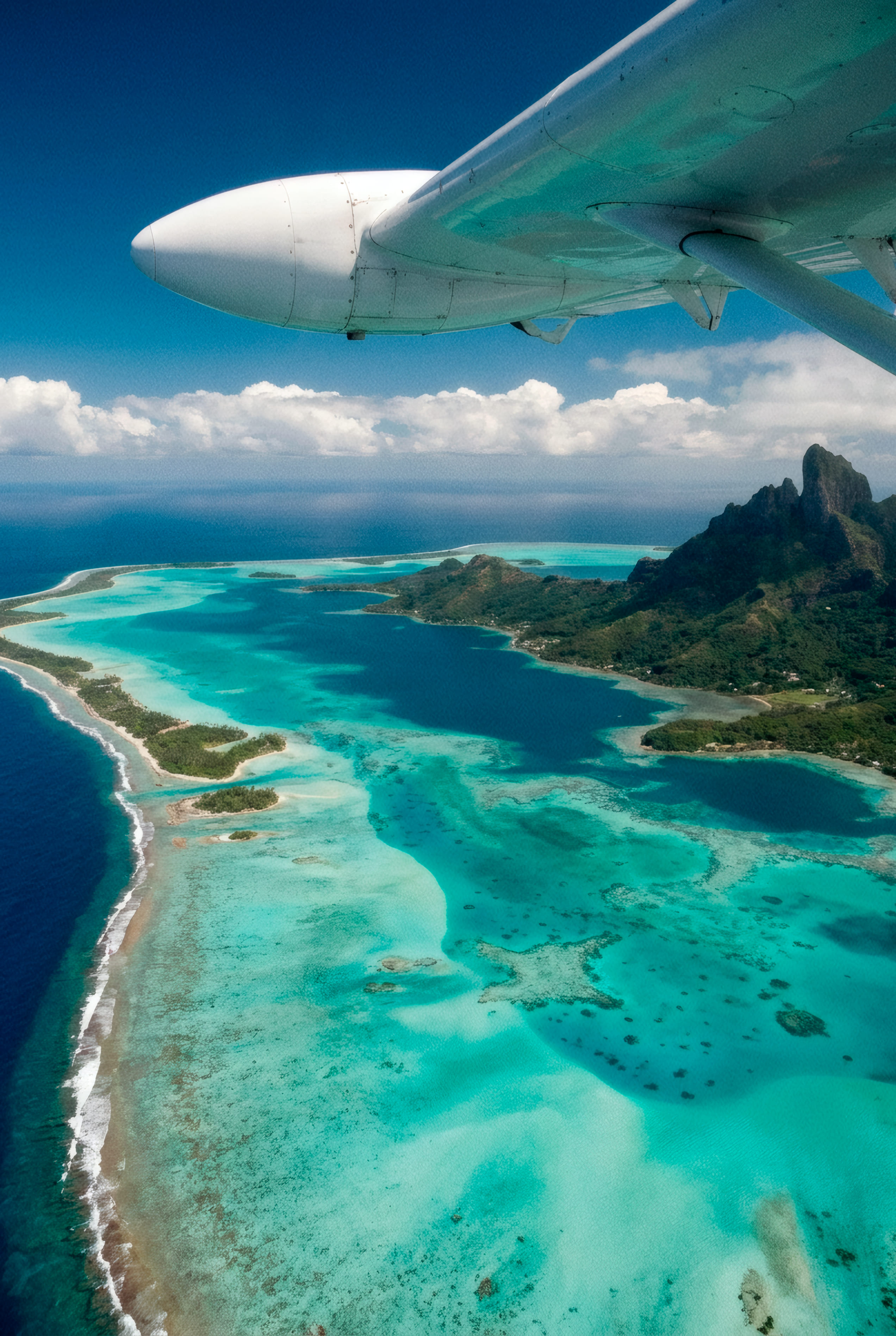 Bora Bora y corazón de Tupai